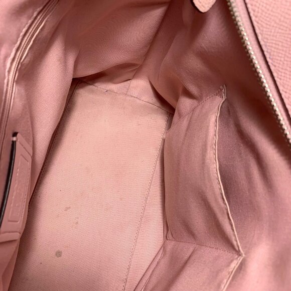 Coach Large City Zip Tote Light Ballet Pink Crossgrain Leather F58846 w/ Tag - Picture 11 of 15